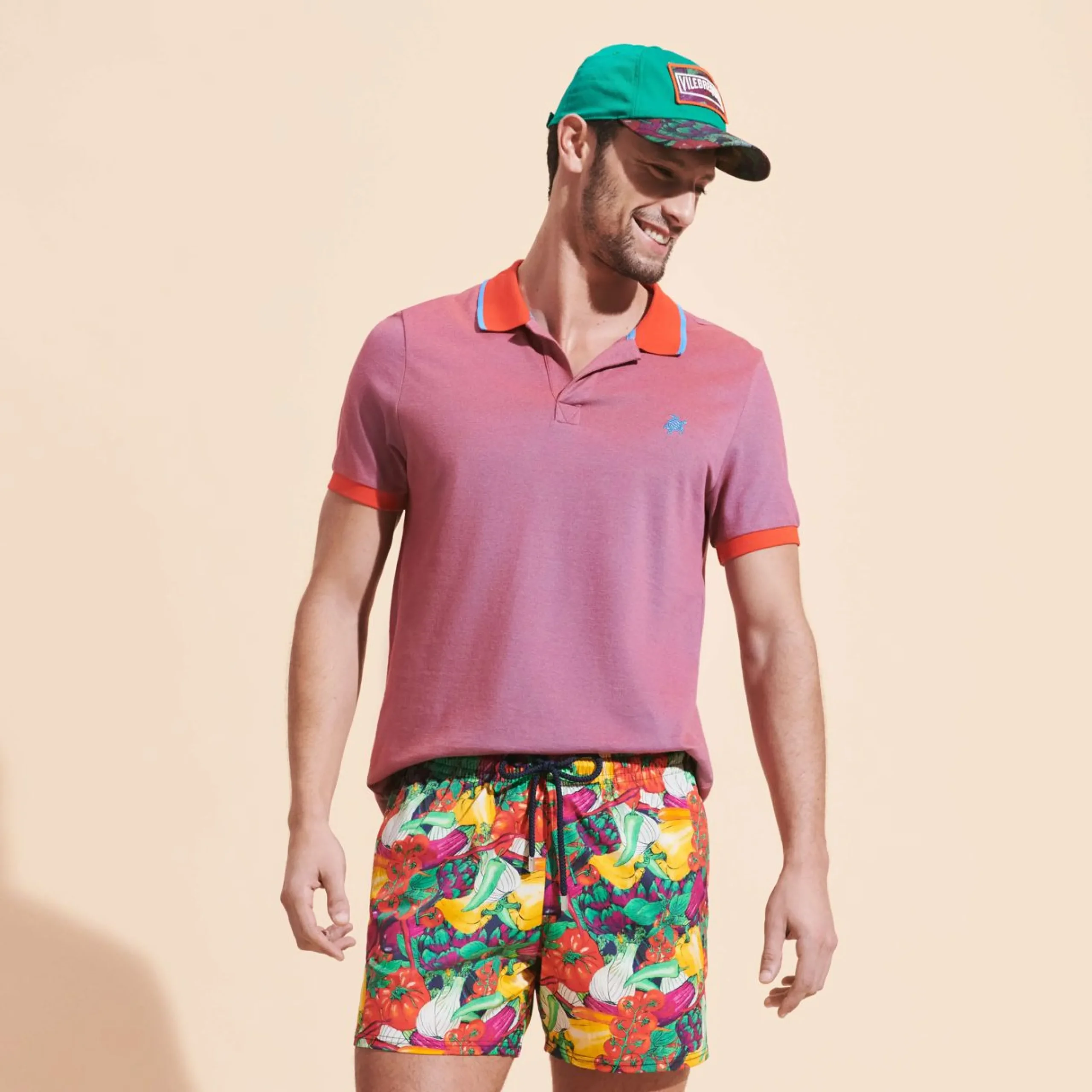 Homme Vilebrequin Le Stretch^Maillot De Bain Court Stretch Homme Marche Provencal