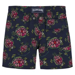Garçon Vilebrequin Le Stretch^Maillot De Bain Court Stretch Garçon Provencal Turtles