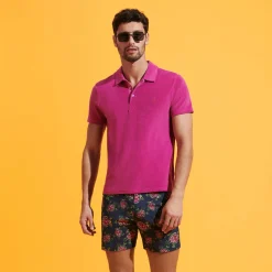 Homme Vilebrequin La Ceinture Plate^Maillot De Bain Court Strech Homme Ceinture Plate Provencal Turtles