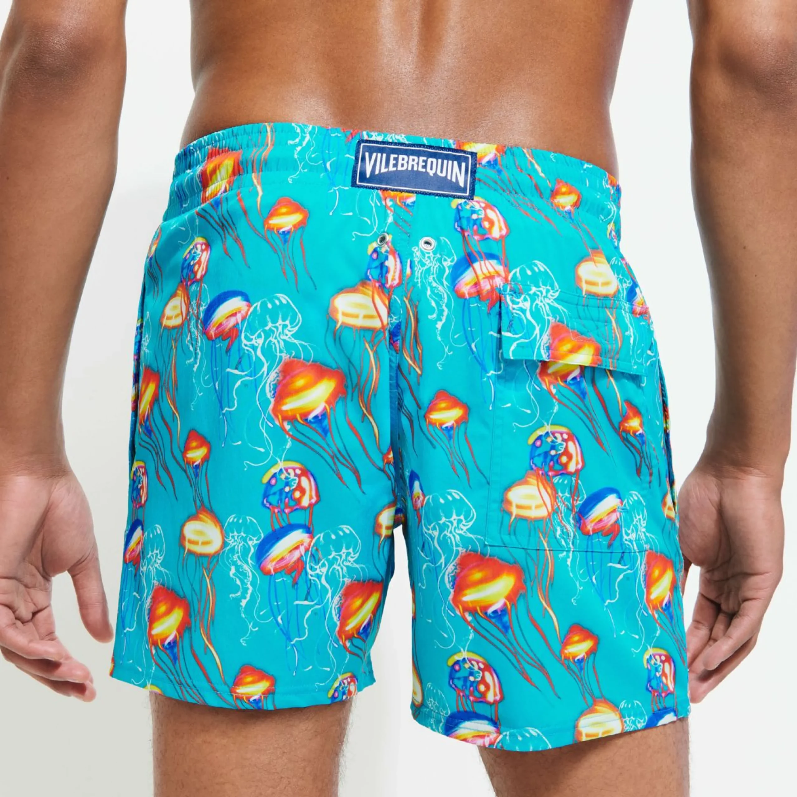 Homme Vilebrequin Le Stretch^Maillot De Bain Court Stretch Homme Neo Medusa