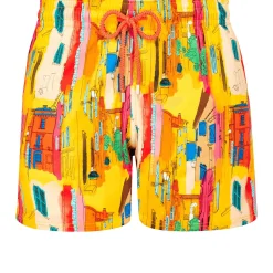 Homme Vilebrequin Le Père & Fils^Maillot De Bain Court Stretch Homme Sunny Streets