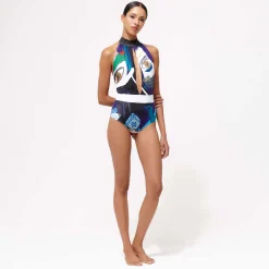 Femme Vilebrequin Une Pièce^Maillot De Bain Decollete Une Pièce Femme Envoutement - X Deux Femmes Noires