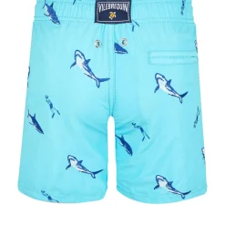 Garçon Vilebrequin Le Brodé^Maillot De Bain Garçon Brodé 2009 Les Requins - Edition Limitee
