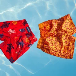 Garçon Vilebrequin L'Iconique^Maillot De Bain Garçon Floque Starlettes