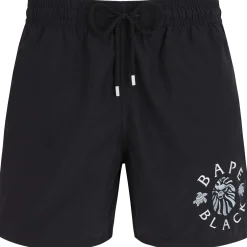 Homme Vilebrequin Le Brodé^Maillot De Bain Homme Brodé Logo - X Bape® Black