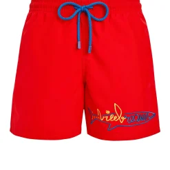 Homme Vilebrequin L'Iconique Moorea^Maillot De Bain Homme Brodérie Placee Requin - X Jcc+ - Edition Limitee