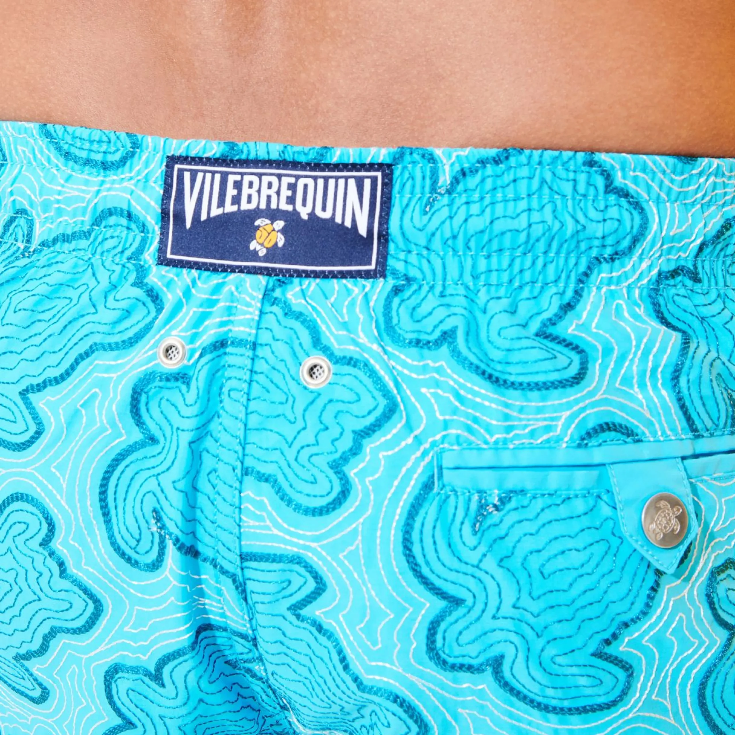 Homme Vilebrequin Le Brodé^Maillot De Bain Homme Brodé 2017 Tortues Hypnotiques - Edition Limitee