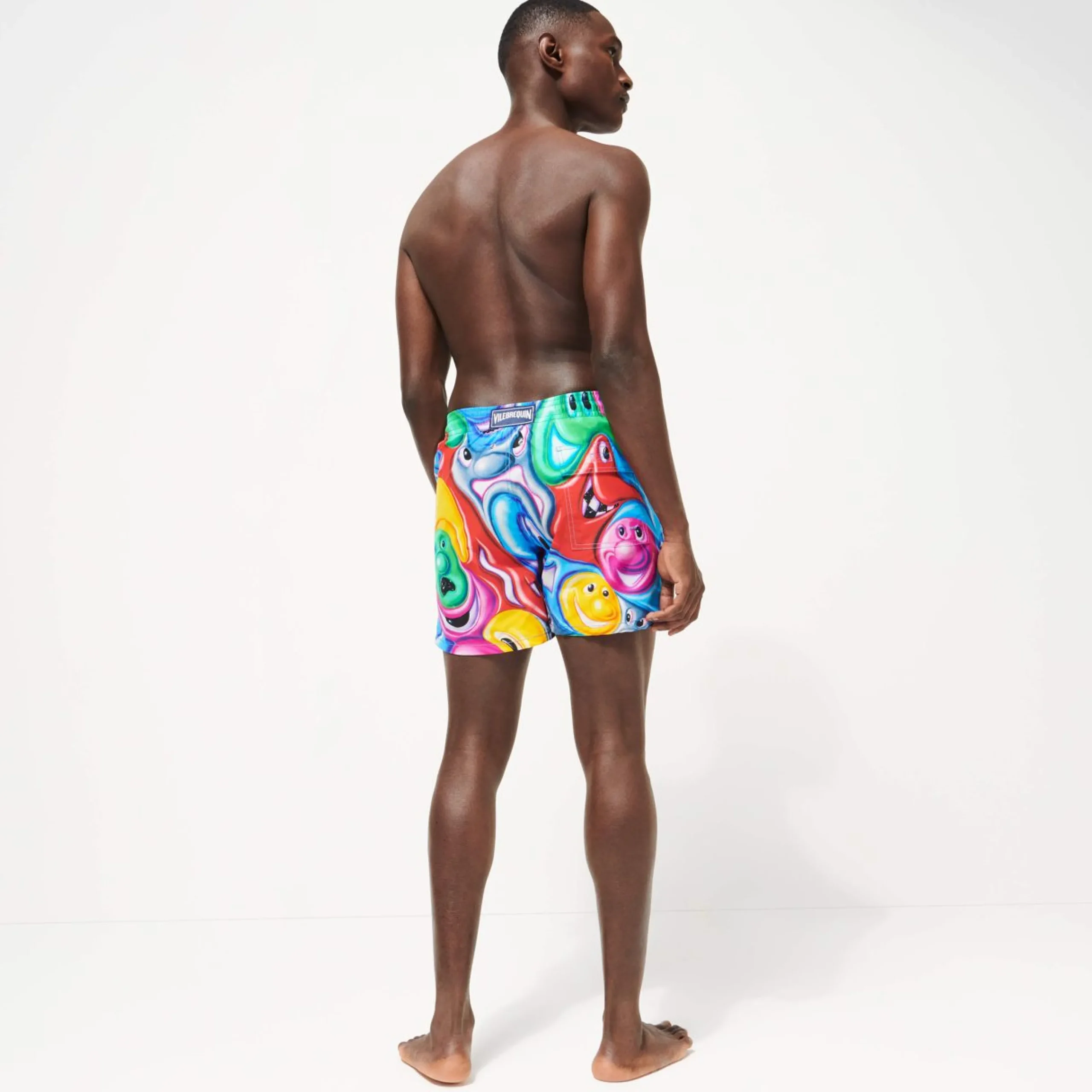 Homme Vilebrequin L'Iconique Moorea^Maillot De Bain Homme Faces In Places - X Kenny Scharf