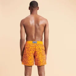 Homme Vilebrequin L'Iconique Moorea^Maillot De Bain Homme Floque Starlettes
