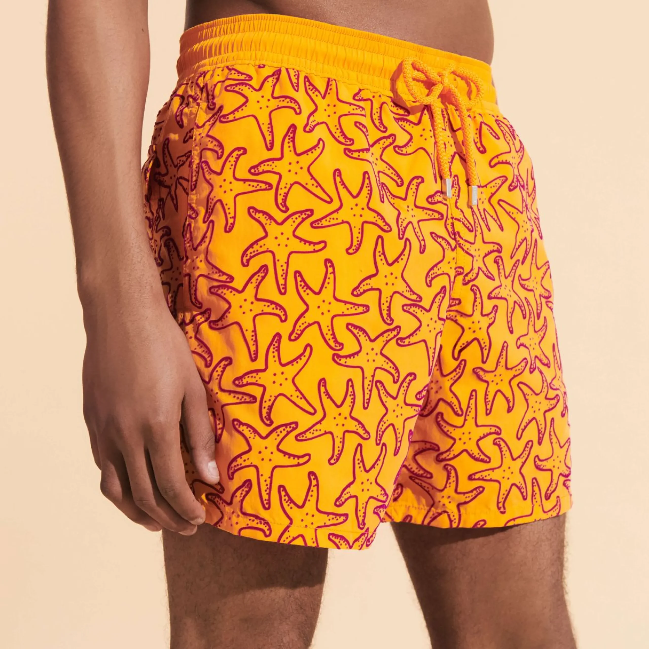 Homme Vilebrequin L'Iconique Moorea^Maillot De Bain Homme Floque Starlettes
