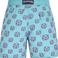 Homme Vilebrequin L'Iconique Moorea^Maillot De Bain Homme Floque Nola - X John M Armleder