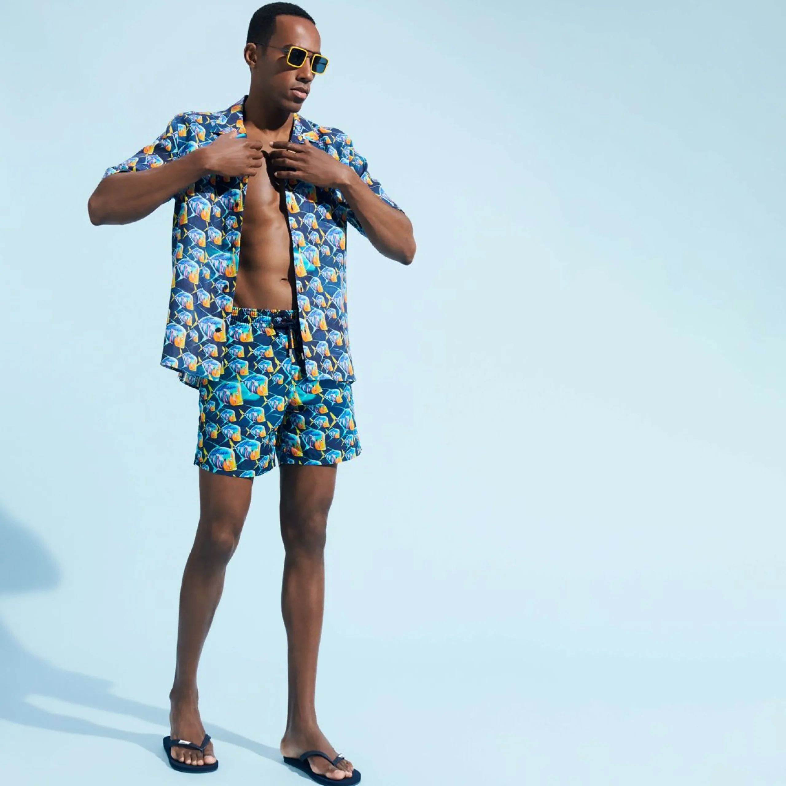 Homme Vilebrequin L'Iconique Moorea^Maillot De Bain Homme Piranhas