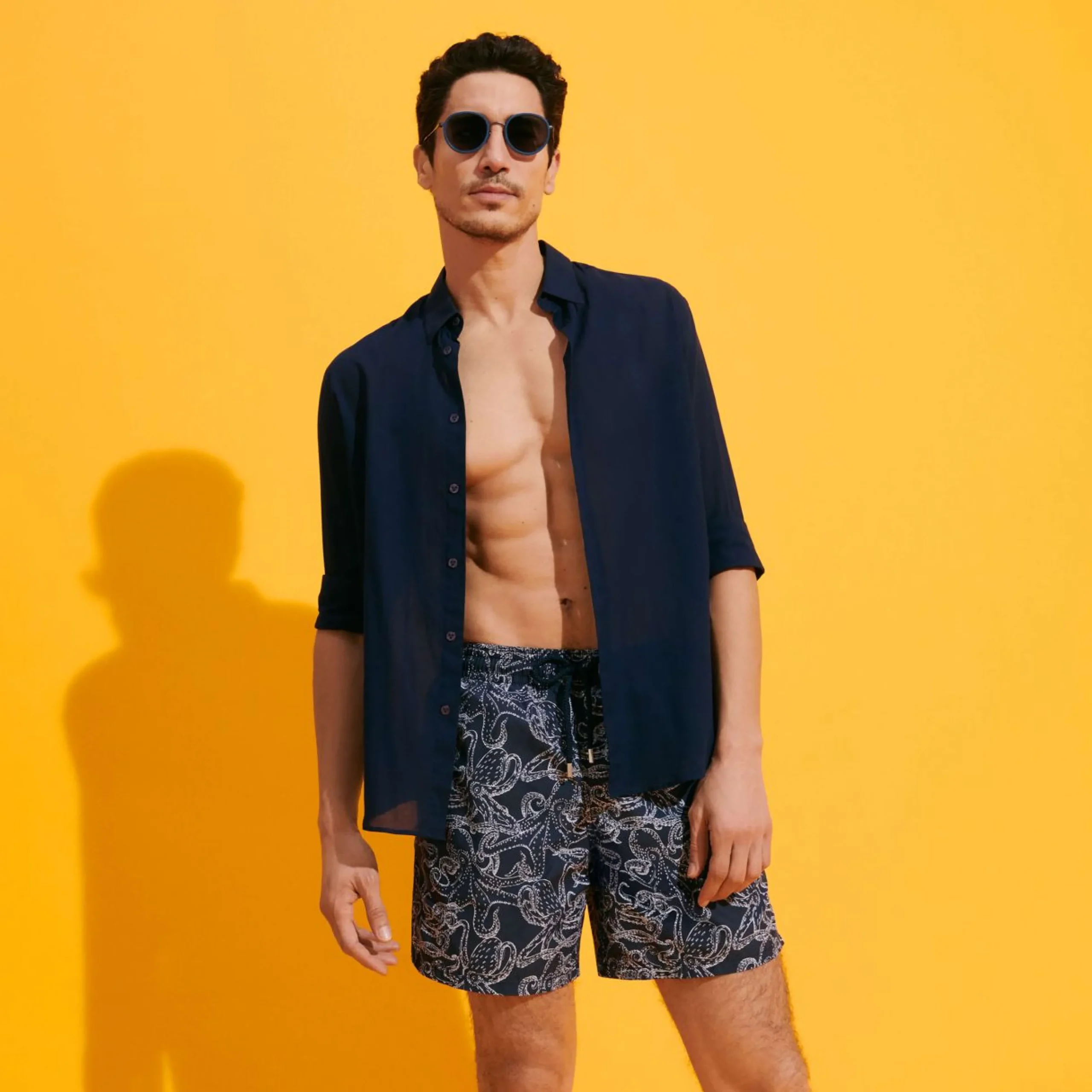 Homme Vilebrequin Le Père & Fils^Maillot De Bain Homme Poulpes Bicolores