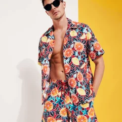 Homme Vilebrequin L'Iconique Moorea^Maillot De Bain Homme Presse Citron