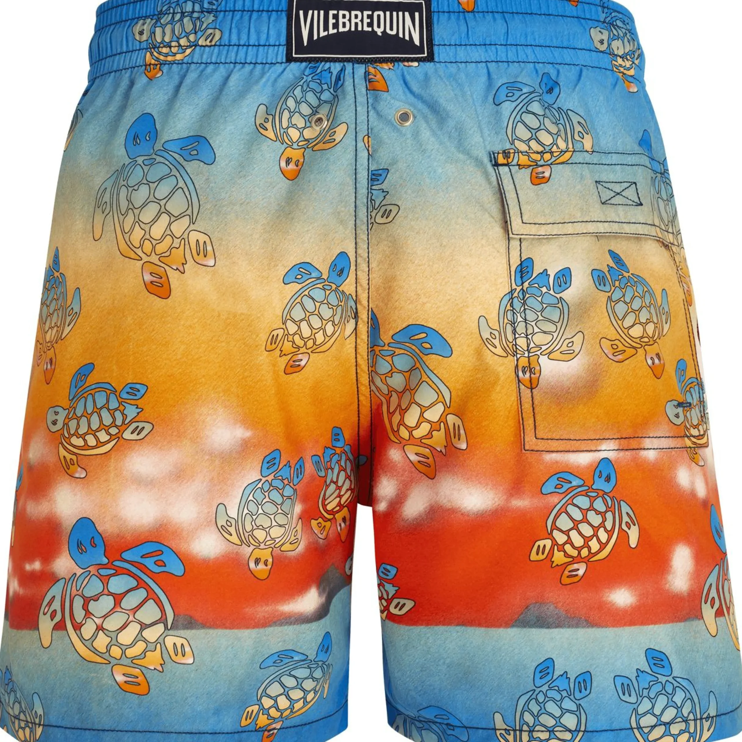 Homme Vilebrequin L'Iconique Moorea^Maillot De Bain Homme Ronde Des Tortues Sunset - X The Beach Boys