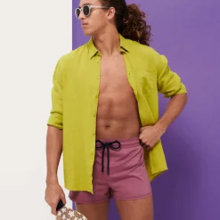 Homme Vilebrequin Le Court^Maillot De Bain Homme Stretch Court Uni