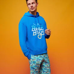 Homme Vilebrequin Le Long^Maillot De Bain Homme Stretch Palms & Surfs - X The Beach Boys