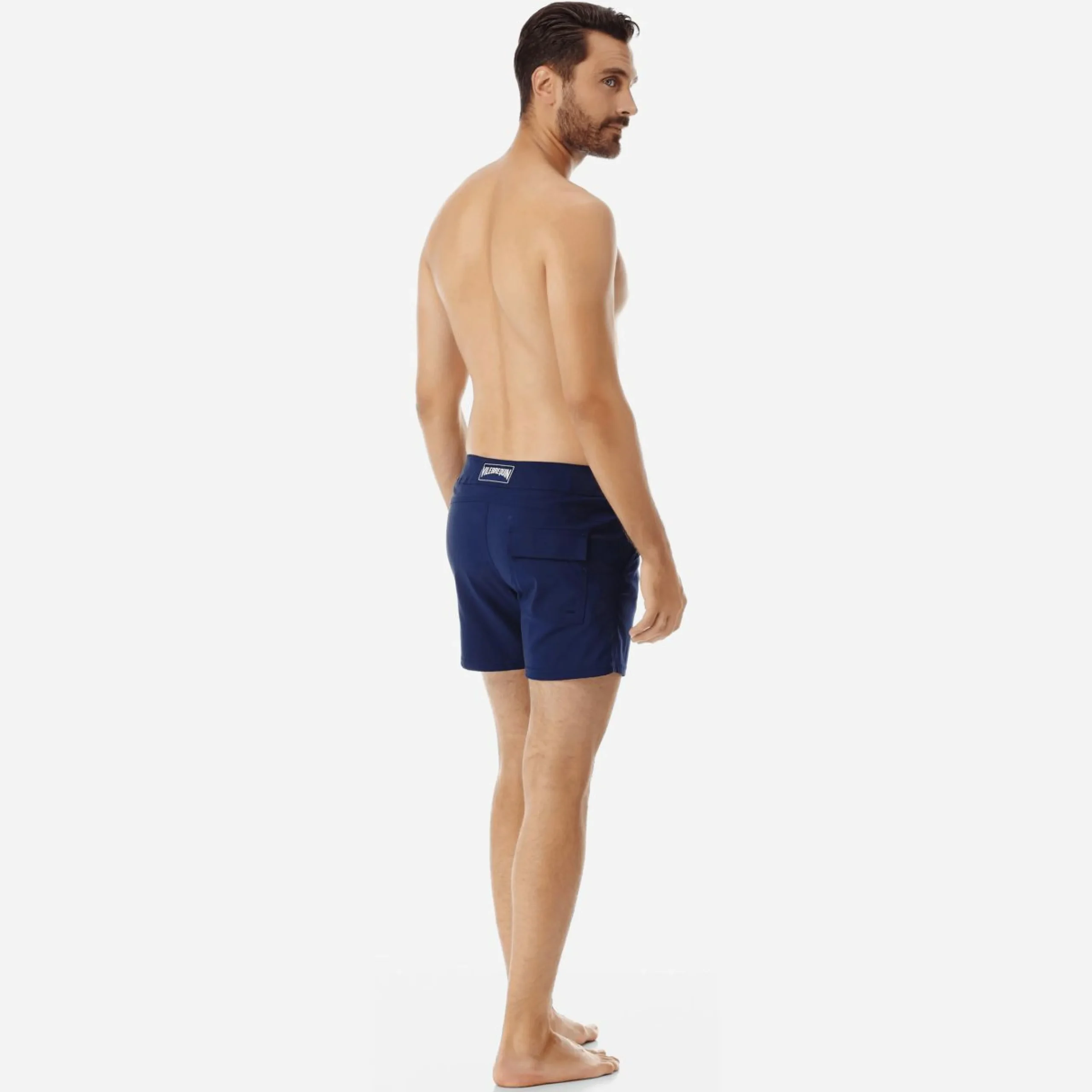 Homme Vilebrequin La Ceinture Plate^Maillot De Bain Homme Stretch Ceinture Plate Uni