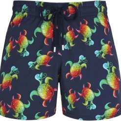Homme Vilebrequin Le Stretch^Maillot De Bain Homme Stretch Tortues Rainbow Multicolor - X Kenny Scharf