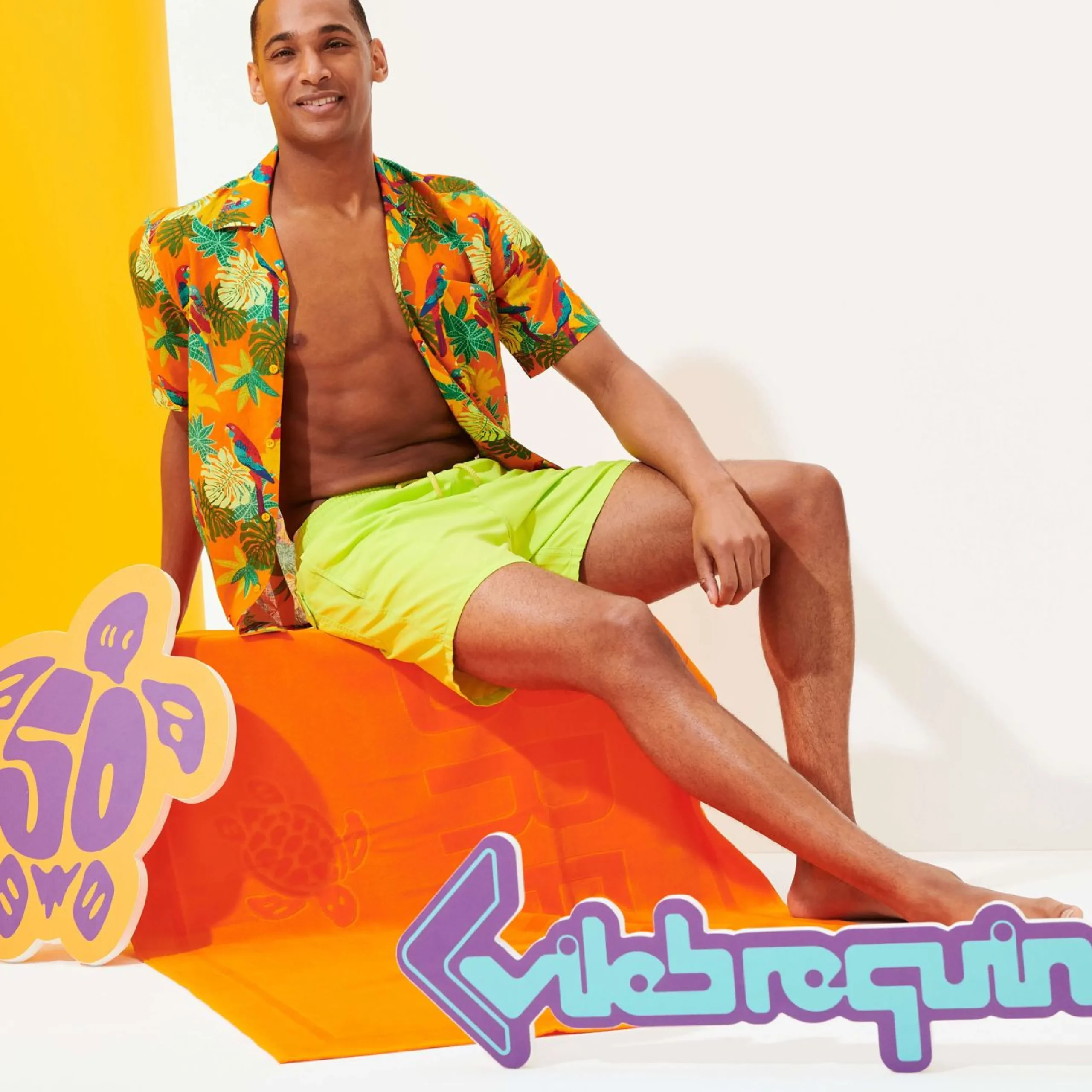 Homme Vilebrequin L'Iconique Moorea^Maillot De Bain Homme Uni