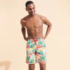 Homme Vilebrequin Le Long^Maillot De Bain Long Homme Fond Marins Multicolores