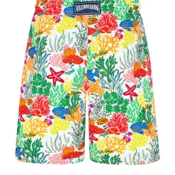 Homme Vilebrequin Le Long^Maillot De Bain Long Homme Fond Marins Multicolores