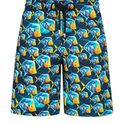 Homme Vilebrequin Le Long^Maillot De Bain Long Homme Piranhas