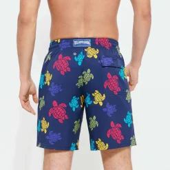 Homme Vilebrequin Le Long^Maillot De Bain Long Stretch Homme Ronde Des Tortues