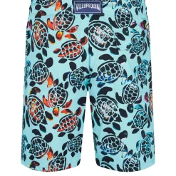 Homme Vilebrequin Le Long^Maillot De Bain Long Stretch Homme Screen Turtles