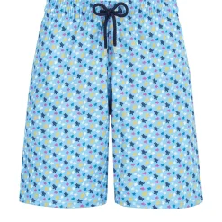 Homme Vilebrequin Le Long^Maillot De Bain Long Stretch Homme Micro Ronde Des Tortues Rainbow