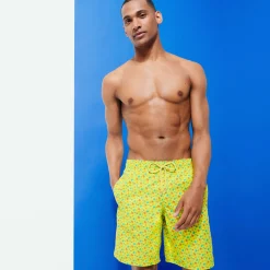 Homme Vilebrequin Le Long^Maillot De Bain Long Stretch Homme Micro Tortues Rainbow