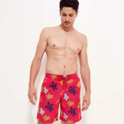 Homme Vilebrequin Le Long^Maillot De Bain Long Stretch Homme Ronde Des Tortues