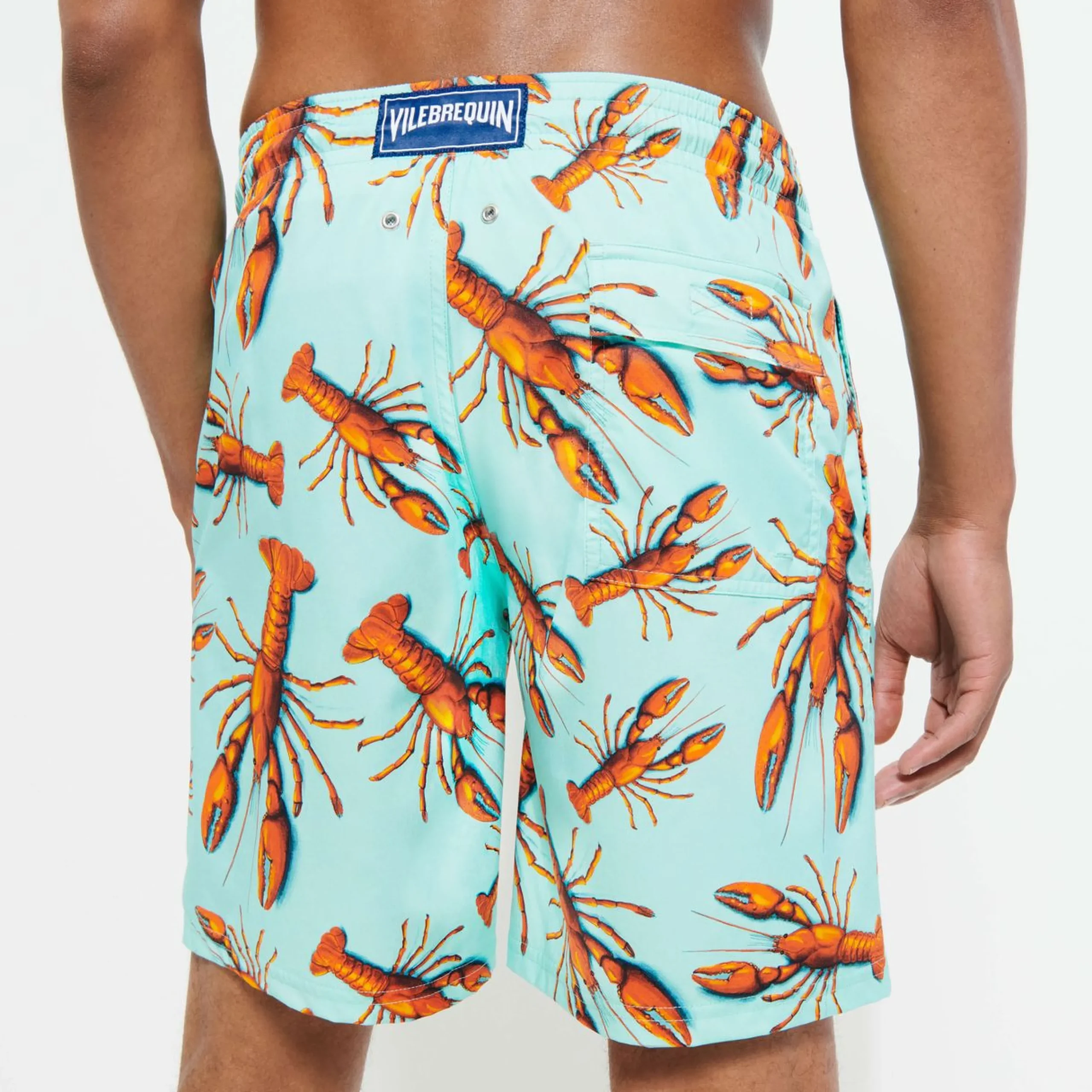 Homme Vilebrequin Le Long^Maillot De Bain Long Stretch Homme Lobster