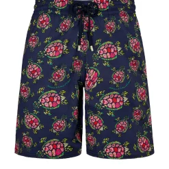 Homme Vilebrequin Le Long^Maillot De Bain Long Stretch Homme Provencal Turtles
