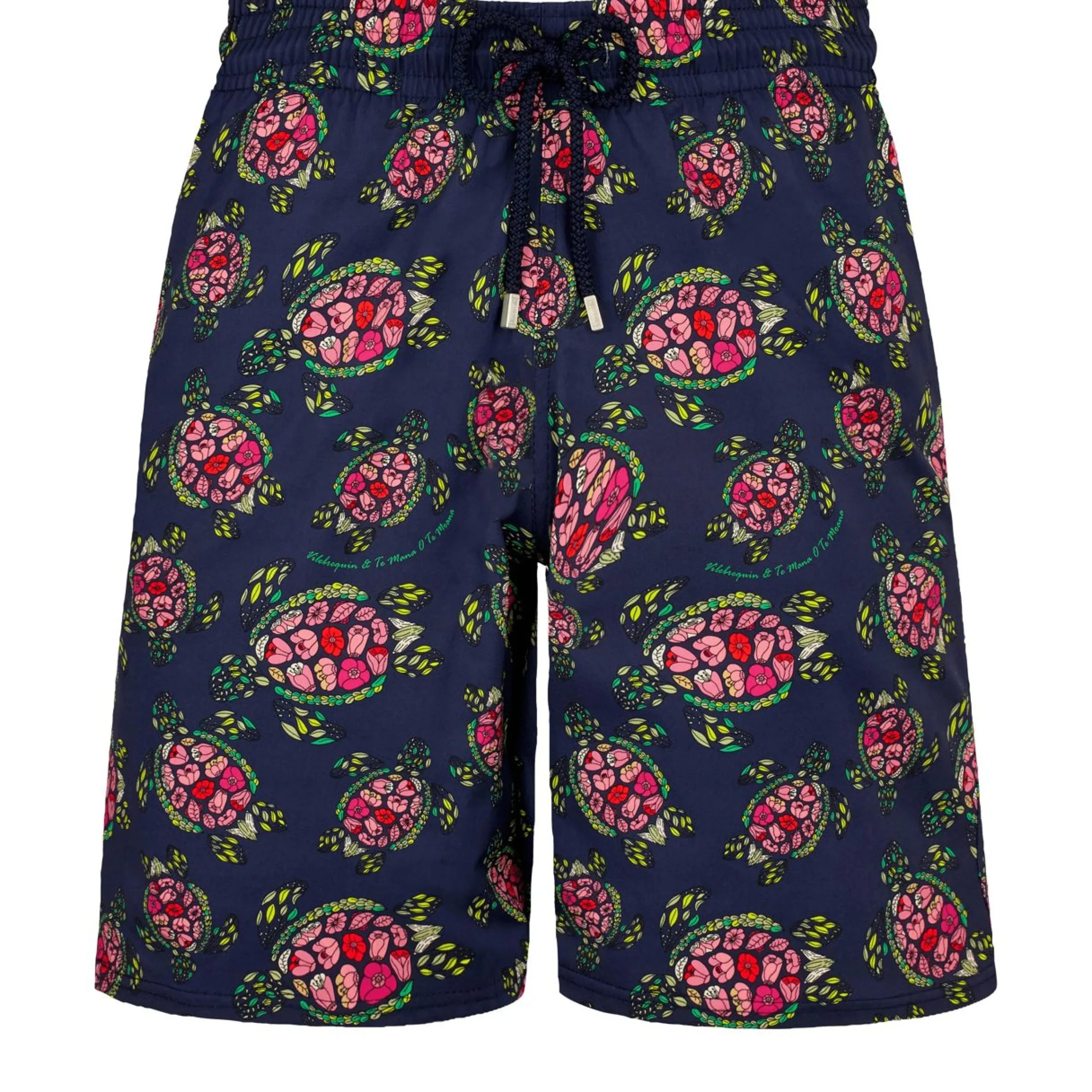 Homme Vilebrequin Le Long^Maillot De Bain Long Stretch Homme Provencal Turtles