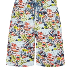 Homme Vilebrequin Le Long^Maillot De Bain Long Ultra-Leger Et Pliable Homme Fish Family