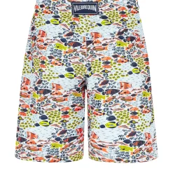 Homme Vilebrequin Le Long^Maillot De Bain Long Ultra-Leger Et Pliable Homme Fish Family