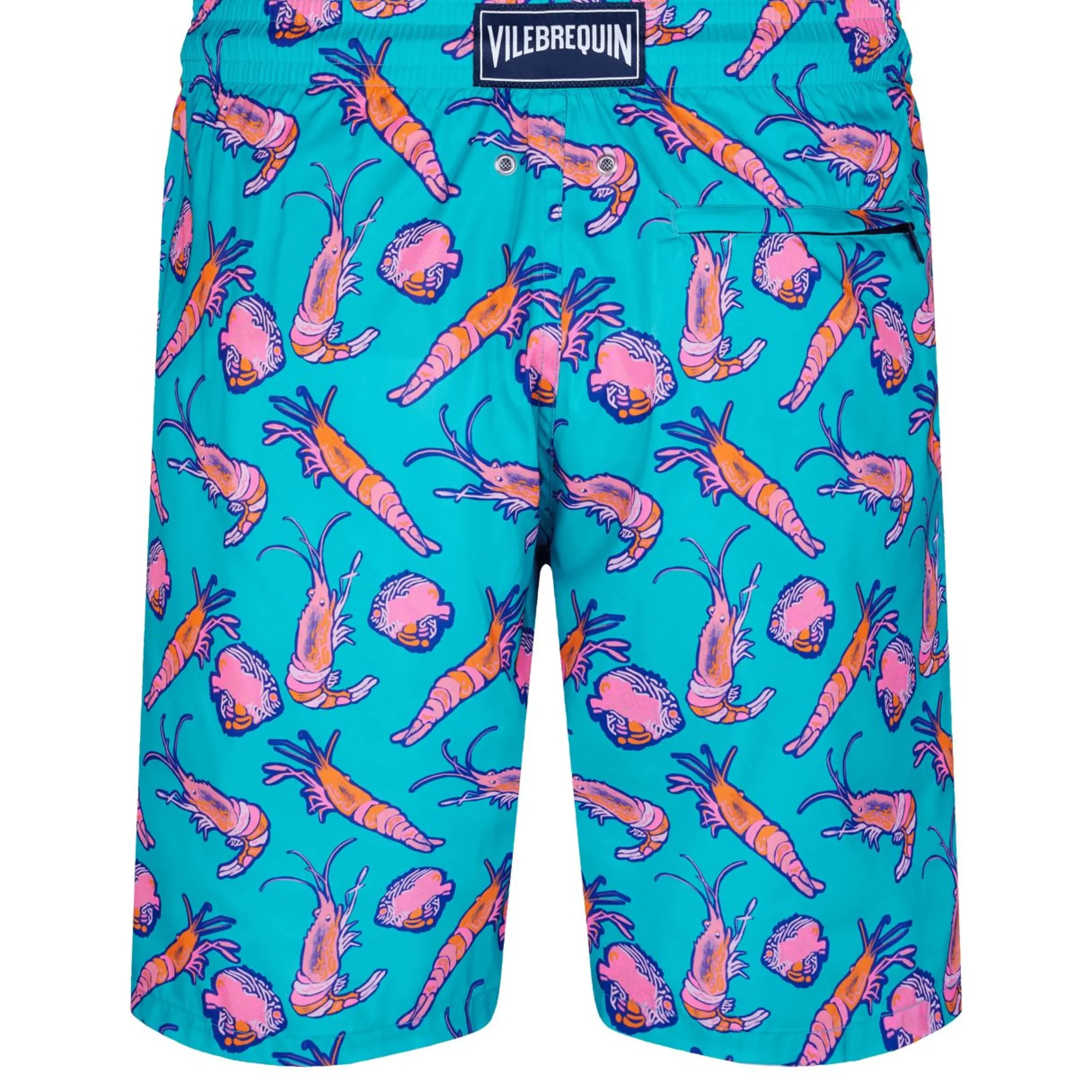 Homme Vilebrequin Le Long^Maillot De Bain Long Ultra-Leger Et Pliable Homme Crevettes Et Poissons