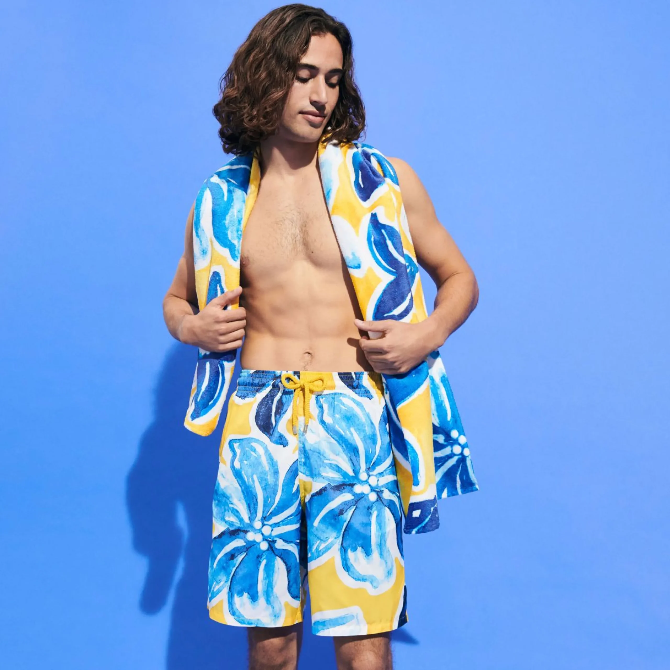 Homme Vilebrequin Le Long^Maillot De Bain Long Ultra-Leger Et Pliable Homme Raiatea