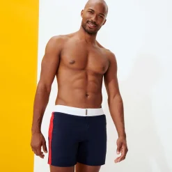 Homme Vilebrequin La Ceinture Plate^Maillot De Bain Stretch Ceinture Plate Homme Color Block