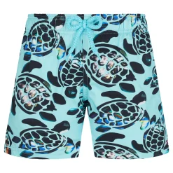 Garçon Vilebrequin Le Stretch^Maillot De Bain Stretch Garçon Screen Turtles