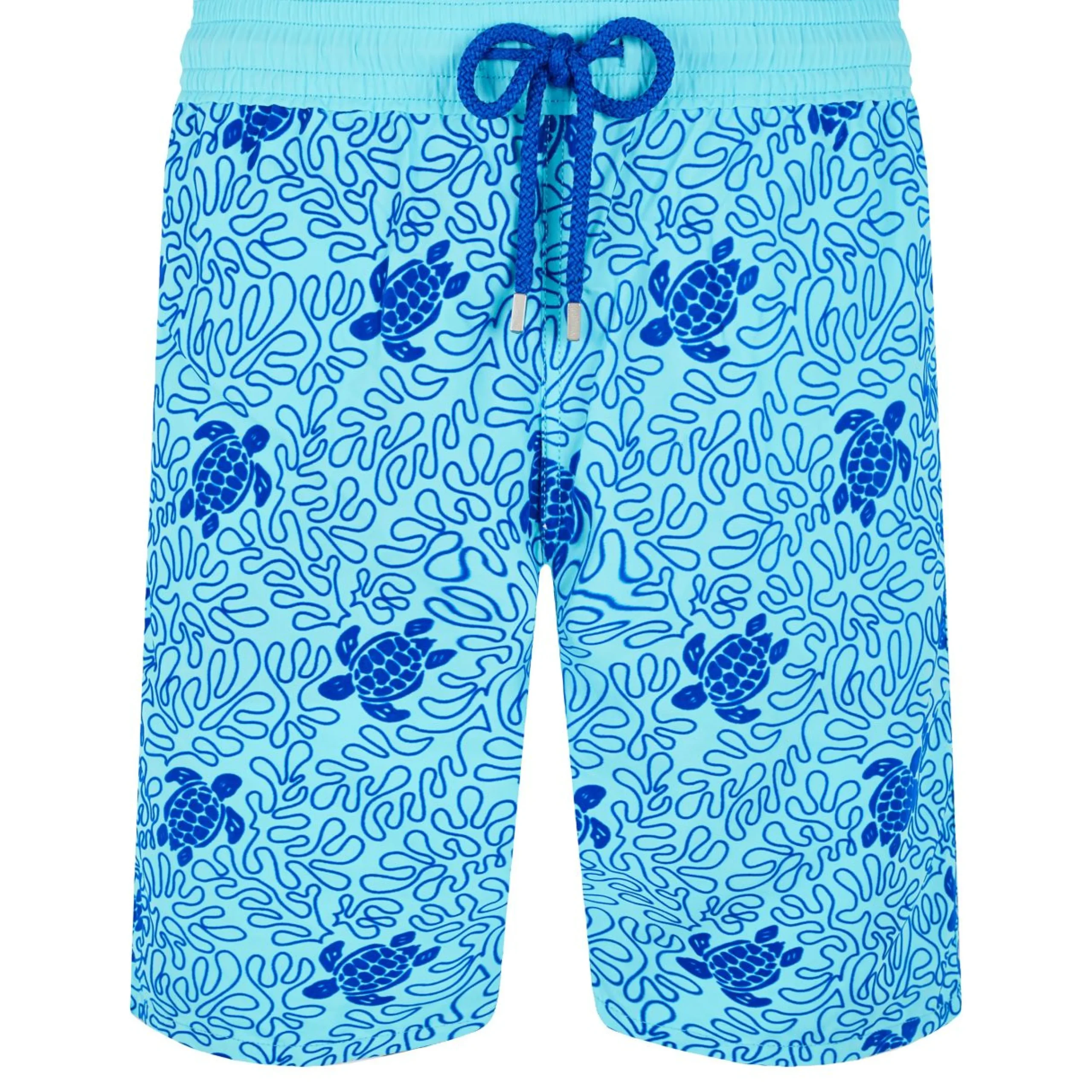 Homme Vilebrequin Le Long^Maillot De Bain Stretch Homme Long Turtles Splash Flocke