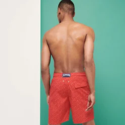 Homme Vilebrequin Le Long^Maillot De Bain Stretch Homme Long Micro Ronde Des Tortues