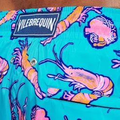 Homme Vilebrequin La Matière Légère^Maillot De Bain Ultra-Leger Et Pliable Homme Crevettes Et Poissons
