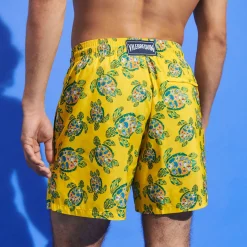 Homme Vilebrequin La Matière Légère^Maillot De Bain Ultra-Leger Et Pliable Homme Provencal Turtles