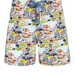 Homme Vilebrequin La Matière Légère^Maillot De Bain Ultra-Leger Et Pliable Homme Fish Family