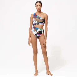 Femme Vilebrequin Une Pièce^Maillot De Bain Une Pièce Assymetrique Femme Seduction - X Deux Femmes Noires