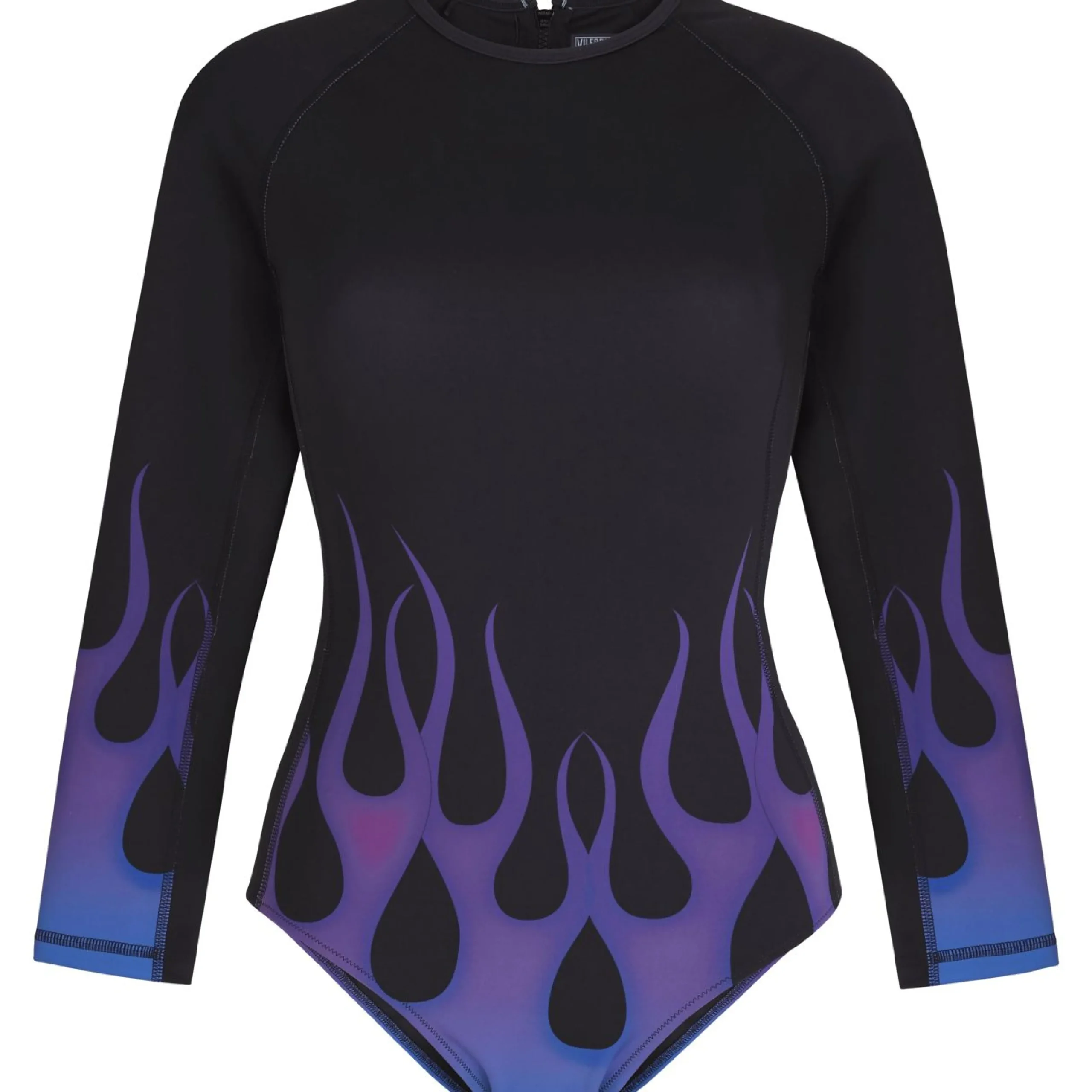 Femme Vilebrequin T-Shirts Anti Uv^Maillot De Bain Une Pièce Manches Longue Anti Uv Femme Hot Rod 360° - X Sylvie Fleury