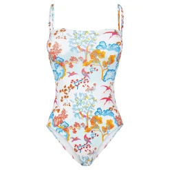 Femme Vilebrequin Une Pièce^Maillot De Bain Une Pièce Bustier Femme Peaceful Trees