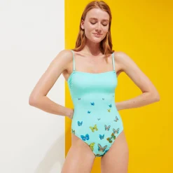 Femme Vilebrequin Une Pièce^Maillot De Bain Une Pièce Bustier Femme Butterflies